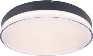 Plafoniera LED rotonda SEKKO nera 54W, bianco caldo, 4320 lm, alluminio, dimensioni: 8,6 x 48 x 48 cm, IP20, Maxlight