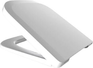 Sedile WC Ramm compatibile con Vigour Derby, realizzato in duroplast antibatterico, con cerniera in metallo