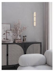 Applique a LED LOVE cromata 17 W, luce calda 350 lm, acrilico, dimensioni: 46 x 6 x 12,5 cm, IP20, Maxlight