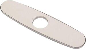 Rubinetto per lavello Piastra di copertura in acciaio inossidabile spazzolato - Piastra di base in acciaio inossidabile 304 - Rubinetto da cucina Pannello decorativo con rubinetto Pannello decorativo