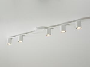 Faretto spot bianco Sky 5xGU10x25W in metallo, dimensioni: 11x110x14 cm, IP20, Sigma Lighting