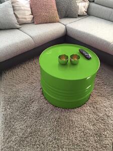 Tavolino d'arredo Barrel Tavolino d'arredo design Barrel verde Ø 57cm