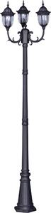 Lampada da giardino lampione stradale 3xE27 Kaja VASCO K-7007A2/3N NERO