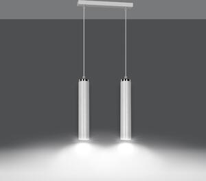 LAMPADA A SOSPENSIONE Emibig 2xGU10 30W LUNA 2 BIANCA 955/2