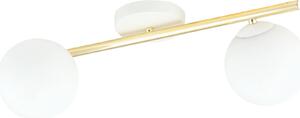 Lampada da soffitto Emibig 2xE14 10W SPLENDI con 2 paralumi bianchi 1249/2