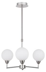 LOGOS illuminazione a sospensione a tre bracci - 3xG9, 25W, argento / bianco