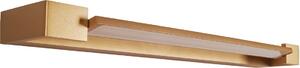 Applique LED FLINK dorata 18W, bianco caldo, 1700 lm, alluminio, dimensioni: 4x60x10 cm, IP44, Maxlight
