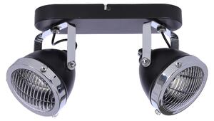 Faretto da parete/soffitto CRAZY - 2xGU10, 15W, nero