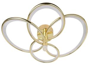 Lampada da soffitto a LED AZINA 40W 3000-4000-6000K 3000lm metallo bianco-oro, dimensioni: 13x79x59 cm, IP20 Light Prestige