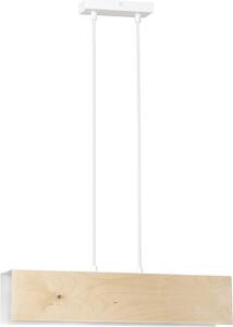 LAMPADA A SOSPENSIONE Emibig 2xE27 60W CARLO 2 BIANCA 611/2