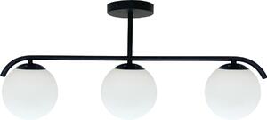 Lampada da soffitto AMADEO bianco e nero, 3xE14x40W, vetro, dimensioni: 29x69,5x14,5 cm, IP20, Candellux