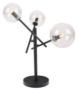 Lampada da tavolo con sfere di vetro trasparente LOLLIPOP nera 3xG9x15W in metallo, dimensioni: 57x40x34 cm, IP20, Maxlight