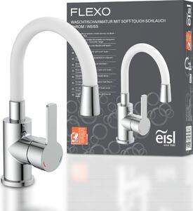 Miscelatore per lavabo EISL FLEXO bianco-cromo