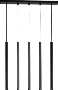 Lampada a sospensione decorativa nera moderna a 5 punti Sopel 5xG9 3W Sigma Lighting