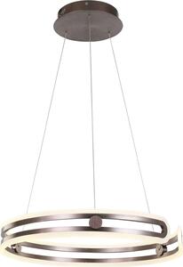 Italux Kiara LED, lampada a sospensione moderna marrone MD17016002-1E COFFE