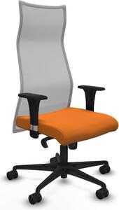 Sedia da ufficio Albacete XL, marca Piqueras y Crespo, modello B1C036N, colore arancione