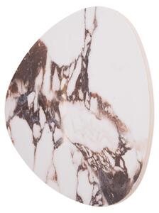 Applique a LED in pietra naturale MARBLES bianco-marrone 6W luce calda 235 lm pietra dim.: 18,5x18x4 cm IP20 Maxlight