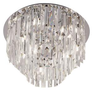 Lampada da soffitto MONACO cromata 9xG9x15W in metallo, dimensioni: 28x42x42 cm, IP20, Maxlight