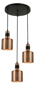Italux Restenza lampadario moderno in rame PND-2439-3-COP