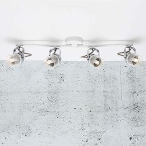 Agnes lampada da soffitto bianca 4 spot