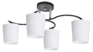 Moderna lampada da soffitto ESNYR - 4xE27, 40W, cromata / nera / bianca