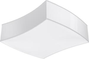 Plafoniera SQUARE 1 bianco 2xE27 15W PVC 11,5x35x39cm Sollux Lighting