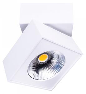 Proiettore LED quadrato ARTU bianco 15 W, luce calda, 1000 lm, metallo, dimensioni: 10x10x10 cm, IP20, Maxlight