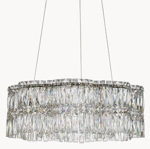 Lampadario in cristallo a LED con luce regolabile Nuvia