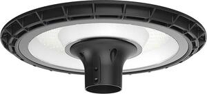 V-TAC VT-10121 Lampione LED da Giardino 120W pali ∅60mm Nero lampada 38x38x12cm 4000K IP65 - 23053