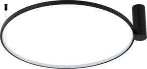 Lampada da soffitto a LED RING 50W Da 2700 a 6000K 3200 lm metallo nero dimensioni: 16x90x90 cm IP20 Light Prestige