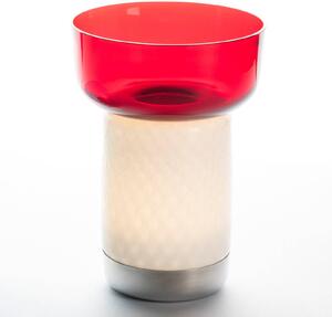Artemide Bontà lampada LED da tavolo, coppa rossa