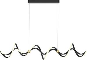 Lampada a sospensione COLIA 55W LED nero oro 3500lm 4000K