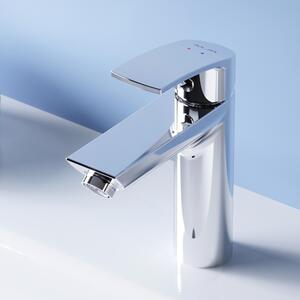 AM.PM Rubinetto da bagno Miscelatore cromato per lavabo Rubinetto da bagno Miscelatore per lavabo Miscelatore monocomando da bagno