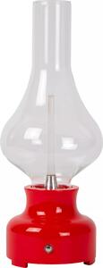Lampada da tavolo retrò in stile vintage a petrolio, rossa, LED 2W, Jason Lucide