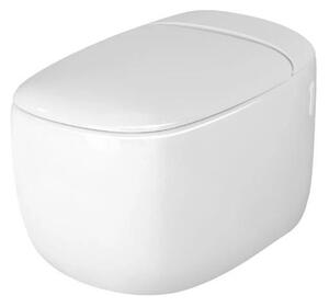 Sedile WC Ramm compatibile con Kioto Opoczno, realizzato in duroplast antibatterico, con cerniera in metallo