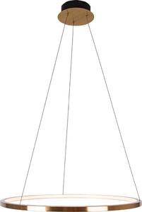 Lampadario a LED QUEEN oro spazzolato 23W, bianco caldo 2300 lm, metallo, dimensioni: 150x70x70 cm, IP20, Maxlight