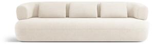 Divano in tessuto bouclé beige 226 cm Jenny - Micadoni Home