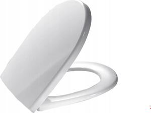 Sedile WC Ramm compatibile con Ideal Standard Inga, bianco, chiusura ammortizzata