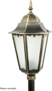 Lampada da giardino 165x23 cm 1xE27 Patina ottone IP43 RETRO SU-MA