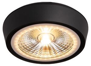 Faretto spot LED rotondo CHARON nero 11 W, luce calda 766 lm, metallo, dimensioni: 3 x 12,8 x 12,8 cm, IP65, Maxlight