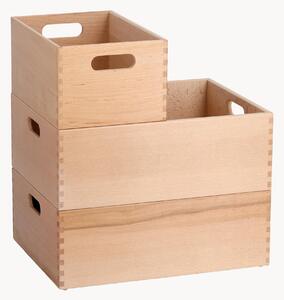 Set di 6 scatole in legno di faggio Ally