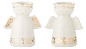 Portacandele in set in gres per lumino 2 pz Faella – Bloomingville