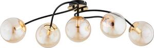 Lampada da soffitto moderna nera a 5 sfere GILIAN 5xE14 10W ALF63243 Alfa