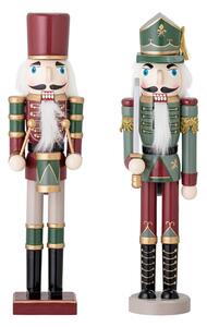 Statuette natalizie in set in legno 2 pz (altezza totale 38 cm) Darren – Bloomingville