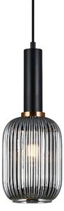 Italux Antiola, lampada a sospensione moderna in nero PND-5588-1M-BK+SG