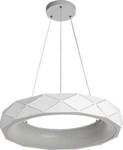 Lampada a sospensione LED Reus bianca 36W, bianco neutro 3240 lm, metallo, dimensioni: 100x60x60 cm, IP20, Light Prestige