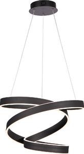 Lampada a sospensione LED ANDROMEDA bianco e nero 45W, luce bianca neutra 2700 lm, metallo, dimensioni: 100x50x50 cm, IP20, Milagro