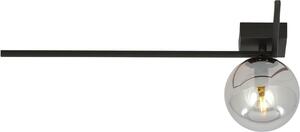 Lampada da soffitto Emibig 1xE14 40W IMAGO 1F NERO/GRAFITE 1131/1F