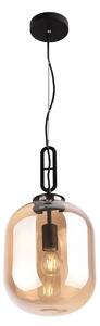 Lampada a sospensione HONEY nera miele 1xE27x60W in metallo, dimensioni: 150x24x24 cm, IP20, Maxlight