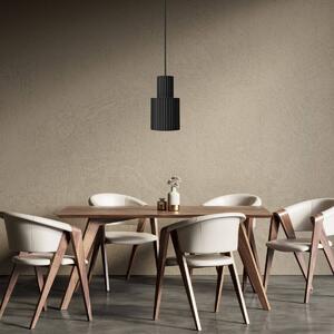 Lampada a sospensione Tokio, nera, attacco E27, design industriale, 1 luce